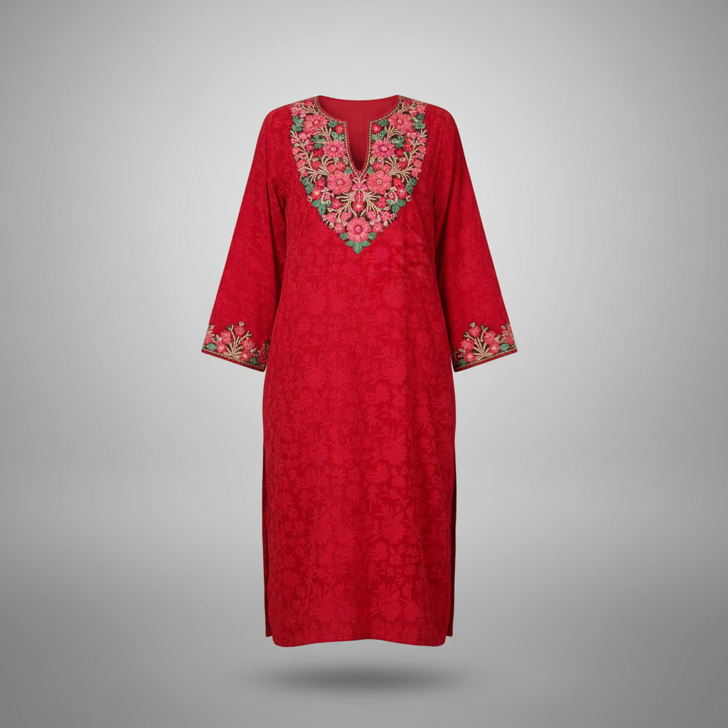 Bright  Red Makmal Pheran